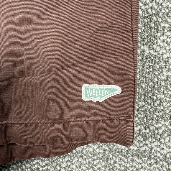 Wellen Cotton Linen Easy Short Men XL Brown Huckberry Outdoor Casual Lightweight - Picture 9 of 11